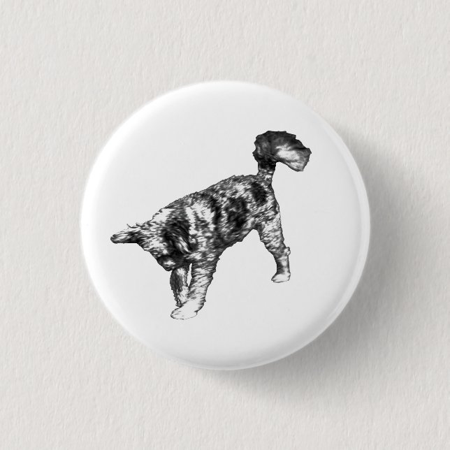 Move Through The Day Smiling 1 Inch Round Button (Front)