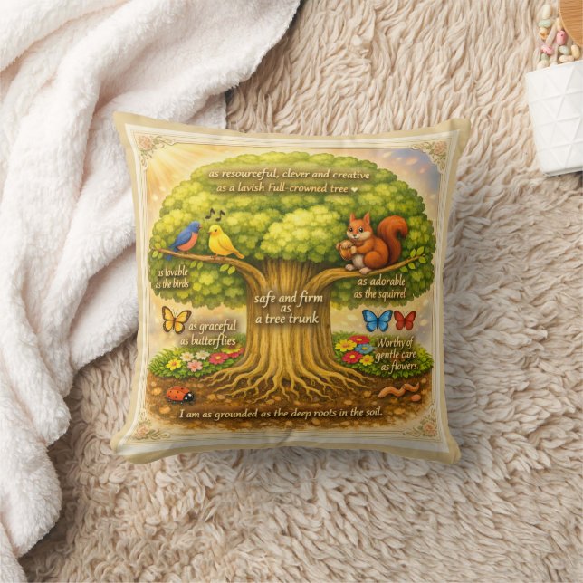move throughout the day steadily inducing joy throw pillow (Blanket)