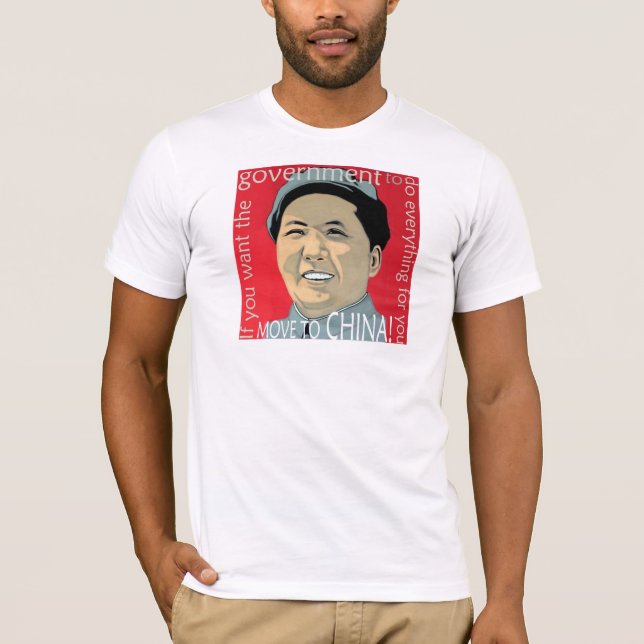 Move to China Basic T-Shirt (Front)