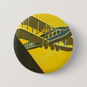 Move With the Times 2 Inch Round Button