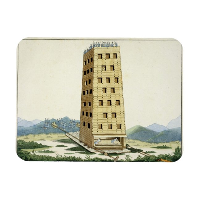 Moveable tower, designed after Caesar's tower at N Magnet (Horizontal)