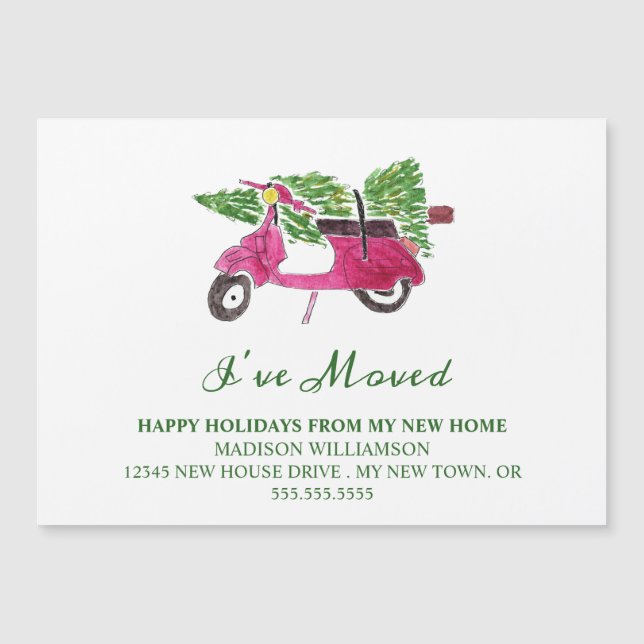 Moved Announcement | New Home for the Holidays (Front)