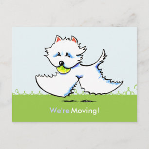 Moved Moving Westie New Address Announcements