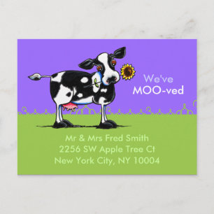 Moved Sunny Cow New Address Announcements
