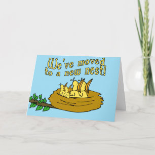 Moved to a New Nest Customizable Cards