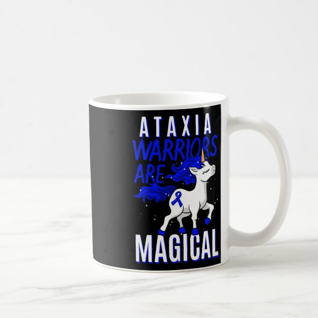 Movement Disorder Dystaxia Friedreich's Unicorn Lo Coffee Mug (Right)