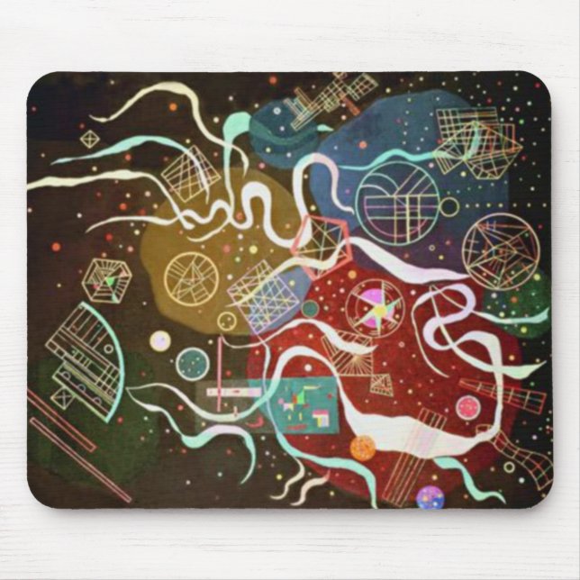 Movement I by Kandinsky Mouse Pad (Front)