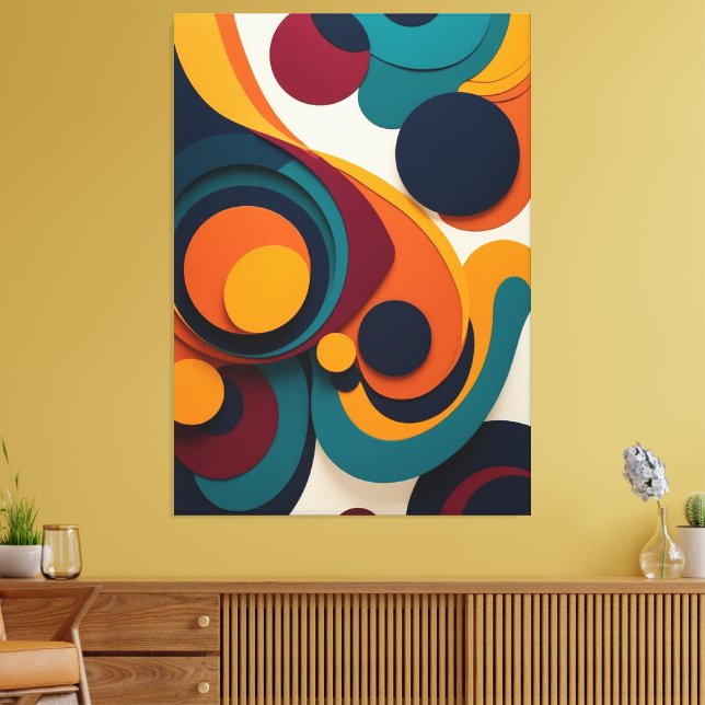 Movement in Art Canvas Print (Insitu(LivingRoom))