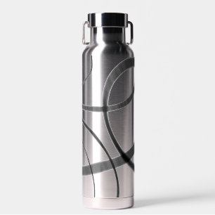 Movement in Black and White Water Bottle