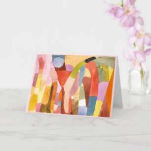 Movement of Vaulted Chambers, Paul Klee Card