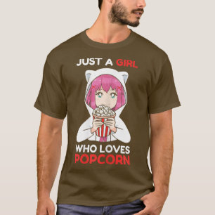 Movie Birthday Night Party Pajama Slumber Popcorn T-Shirt