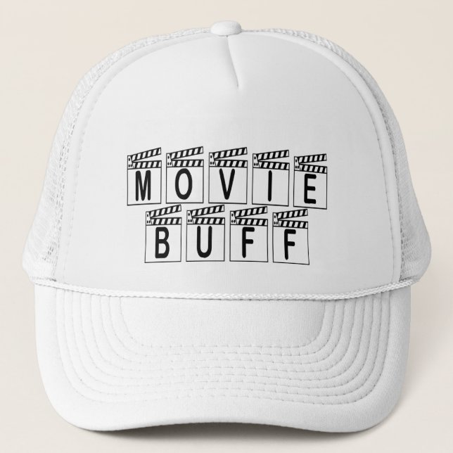 Movie Buff T-shirts and Gifts. Trucker Hat (Front)