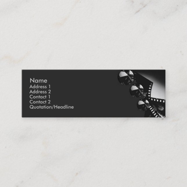 Movie Business Card (Front)