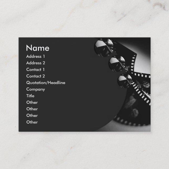 Movie Business Card (Front)