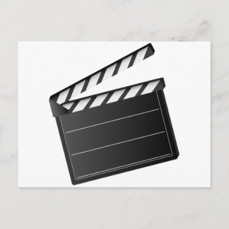 Movie Clapper Postcard