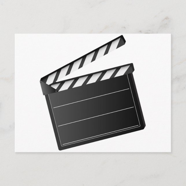 Movie Clapper Postcard (Front)