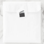 Movie Clapperboard Classic Round Sticker (Bag)