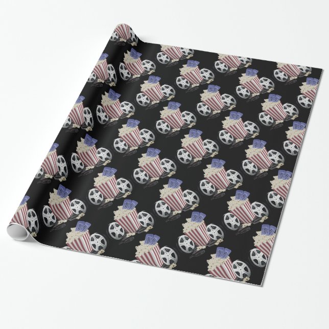 Movie Classics Wrapping Paper (Unrolled)