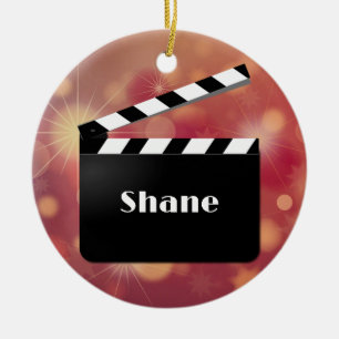 Movie Director Design Ceramic Ornament
