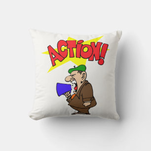 Movie Director Throw Pillow