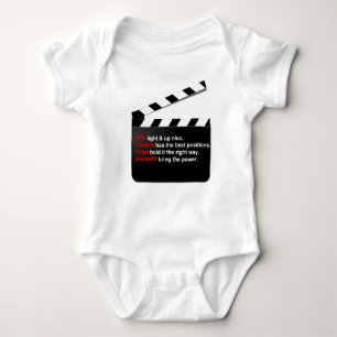 Movie Film Crew Direct the Tot to the Lot Baby Bodysuit