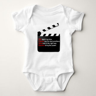 Movie Film Crew Direct the Tot to the Lot Baby Bodysuit