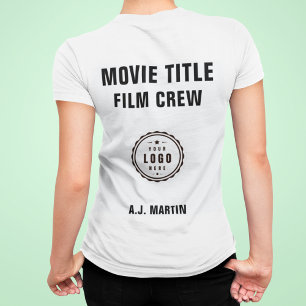 Movie Film Crew Logo Custom Personalized Name Tri-Blend Shirt