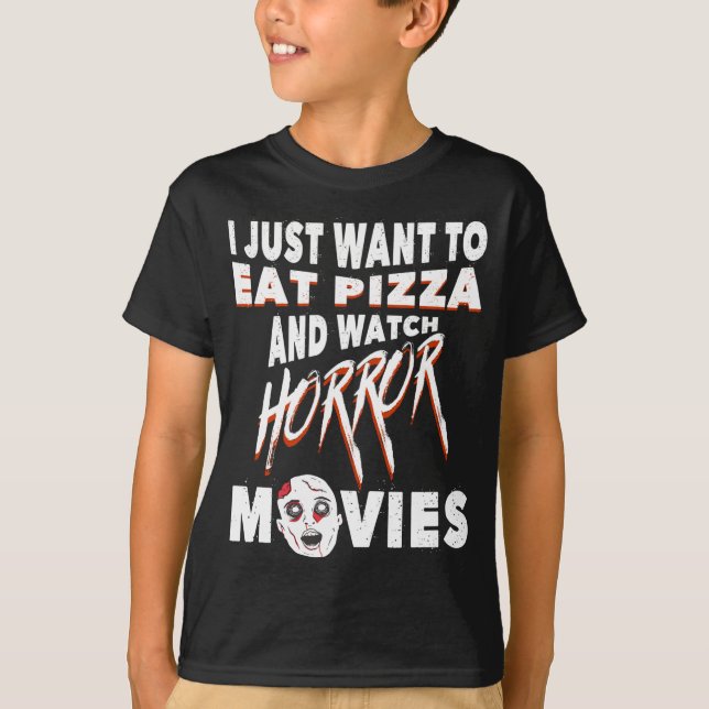 Movie Film film lover pizza fan T-Shirt (Front)