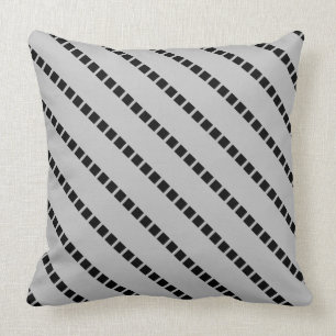 Movie Film Strip (customize your BACKGROUND Throw Pillow