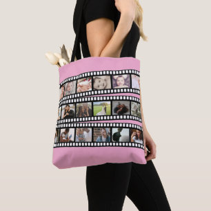 Movie Film Strip Personalized With Your Own Photos Tote Bag