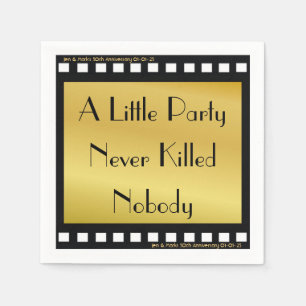 Movie Film Theme Party Napkins