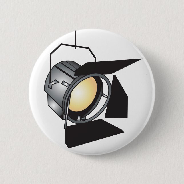 Movie Light 2 Inch Round Button (Front)