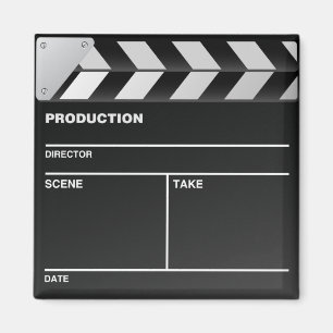 Movie maker Clap Board Fridge Magnet