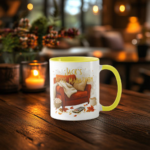 Movie Marathon Mug – Popcorn & Cozy Vibes Edition