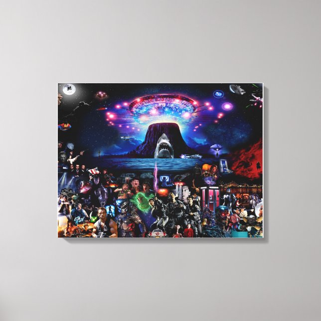 Movie memorabilia montage wall art poster (Front)