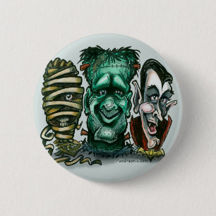 Movie Monsters 2 Inch Round Button