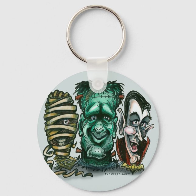 Movie Monsters Keychain (Front)