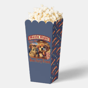 Movie Night - Best Furry Friend - Cute Cat & Dog Favor Box
