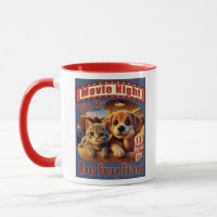Movie Night - Best Furry Friend - Cute Cat & Dog