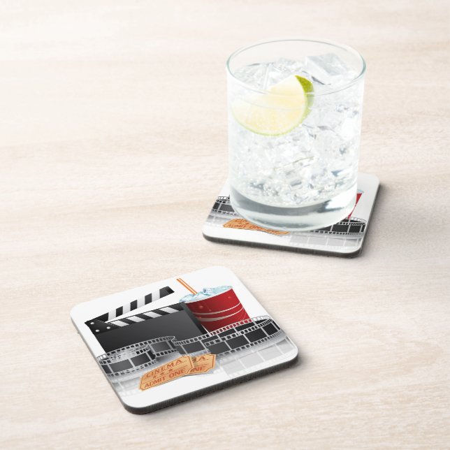 MOVIE NIGHT Cork Coaster (Right Side)