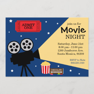 Movie Night Invitation