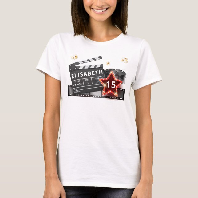 Movie Night Luxury T-Shirt (Front)