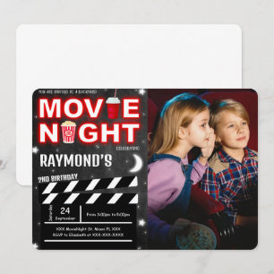 Movie Night Photo Invitation
