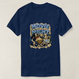 Movie Night Please Pause Funny Cozy T-Shirt