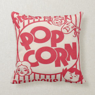 MOVIE NIGHT POPCORN! THROW PILLOW
