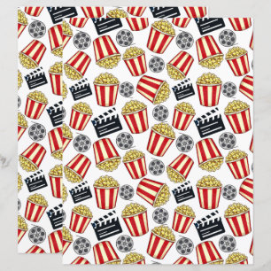 Movie Night Scrapbook Paper