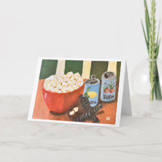 Movie Night Snacks Card