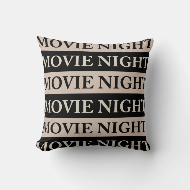 MOVIE NIGHT THROW PILLOW (Front)