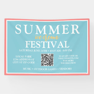 Movie Nights at the Park   Custom Summer Event Banner