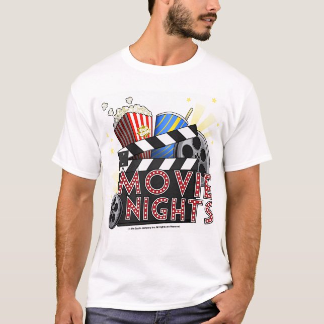 *MOVIE NIGHTS* Graphic T-Shirt (Front)